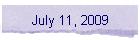 July 11, 2009