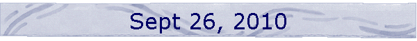 Sept 26, 2010