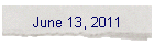 June 13, 2011