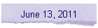 June 13, 2011
