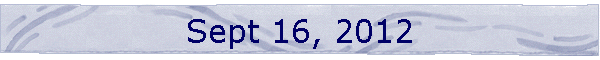 Sept 16, 2012
