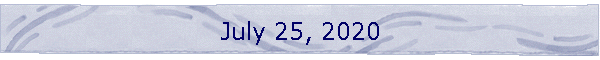 July 25, 2020